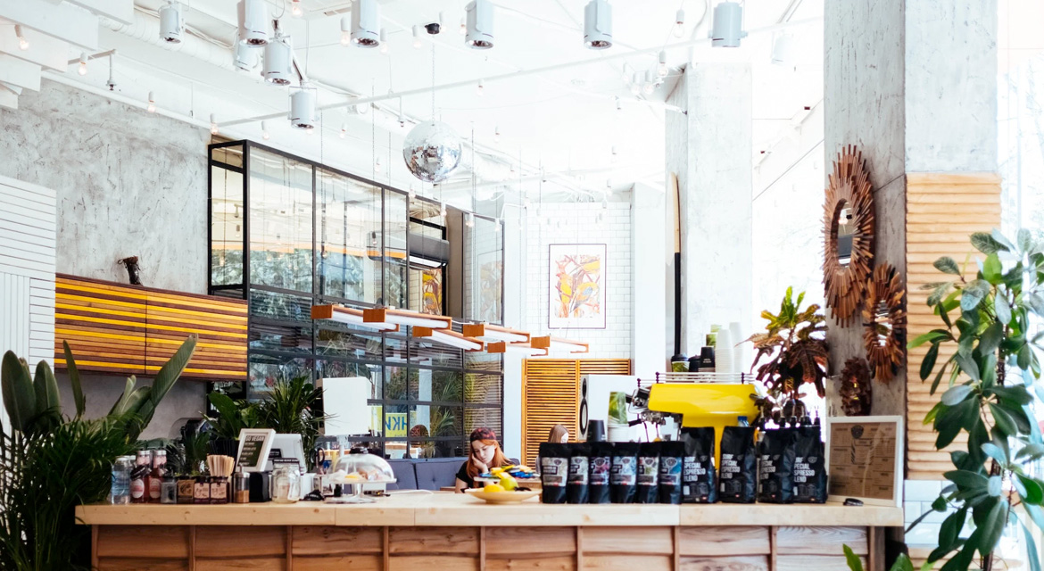 Звездное кафе в городе