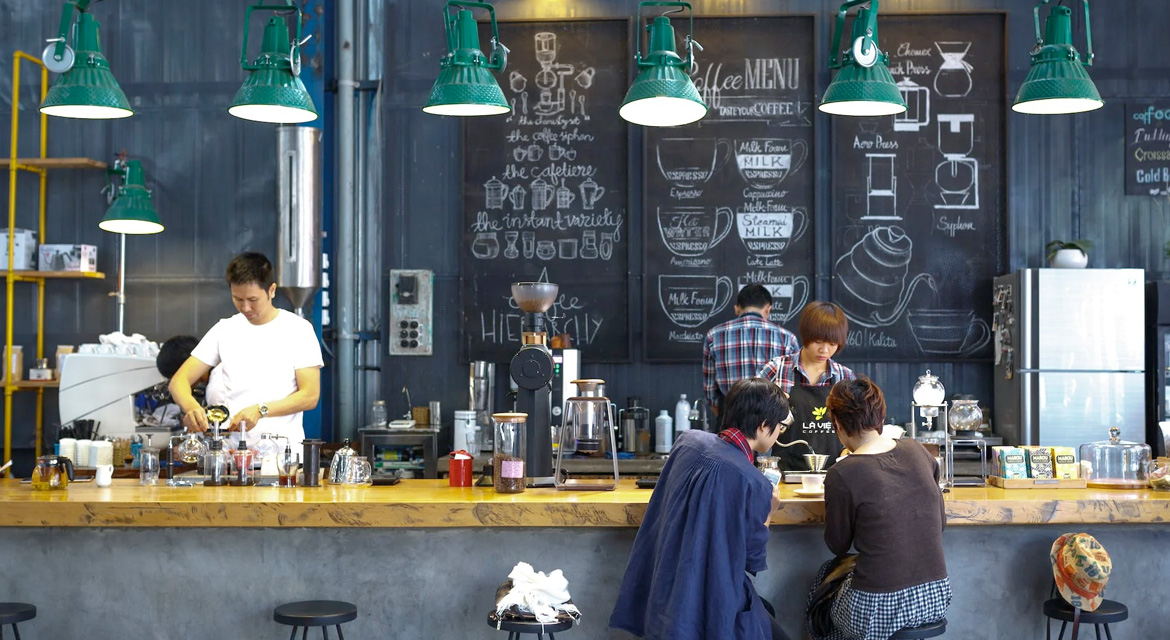 Звездное кафе в городе